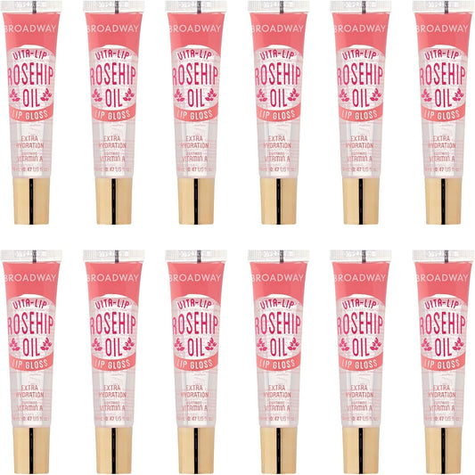 Ruby Kisses broadway vita lip clear gloss for high shine and lip hydration