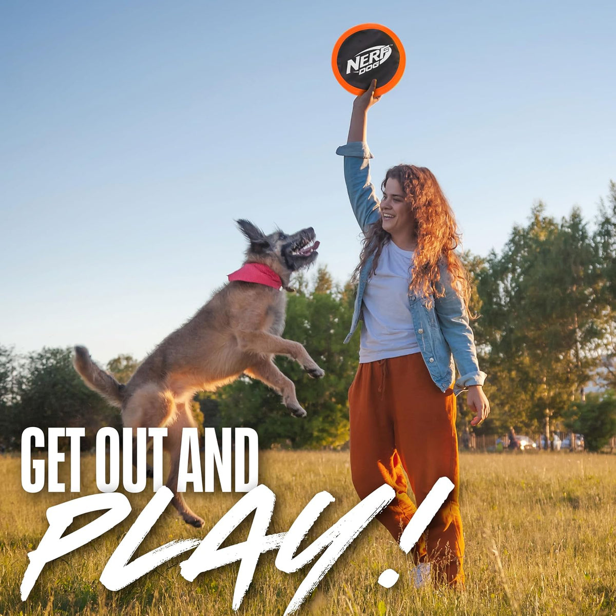 Side profile of Nerf Dog Zone Flyer showing lightweight aerodynamic shape.