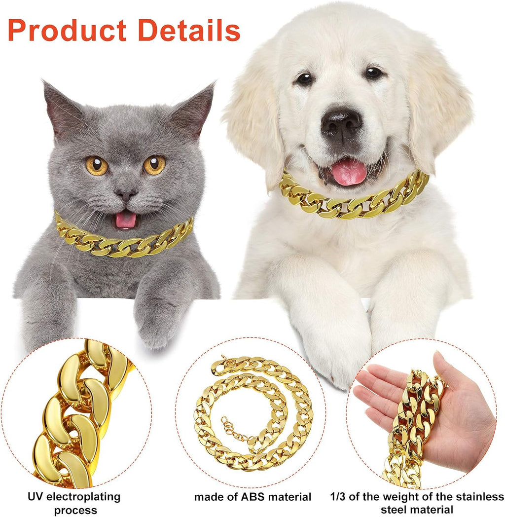 Demonstration of the smooth burr free surface of the gold plated dog costume accessory