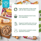 Close up of Freshpet natural dog food texture