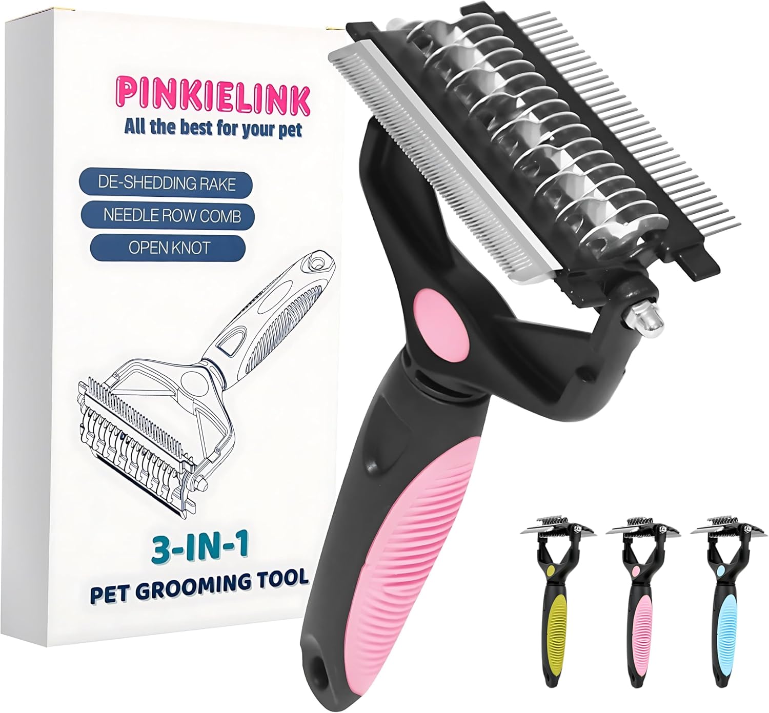 Comparison of 3-in-1 grooming tool features for pet owners