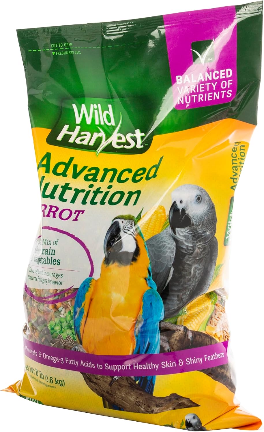 Daily feeding guide for parrot food 8 pound bag