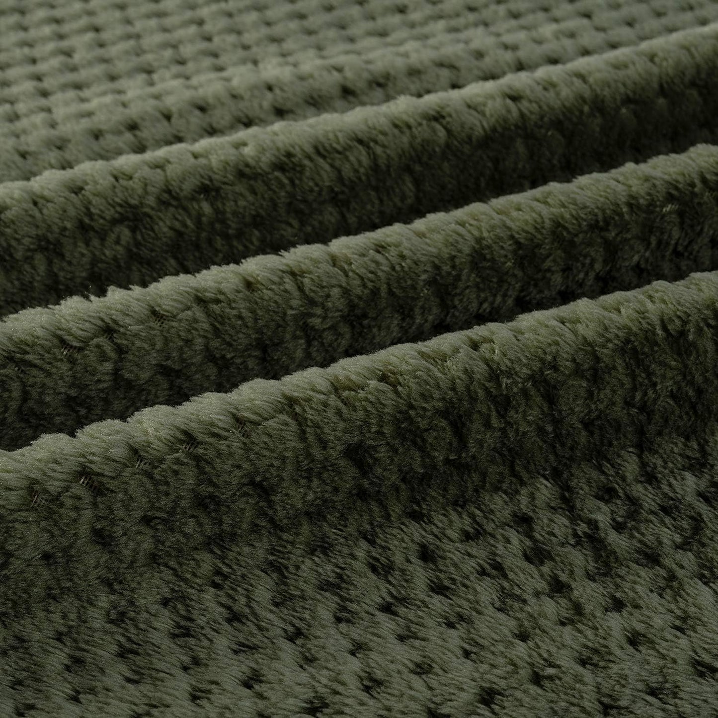 Large CUTEMATE cat blanket spread across a luxury bed for furniture protection.
