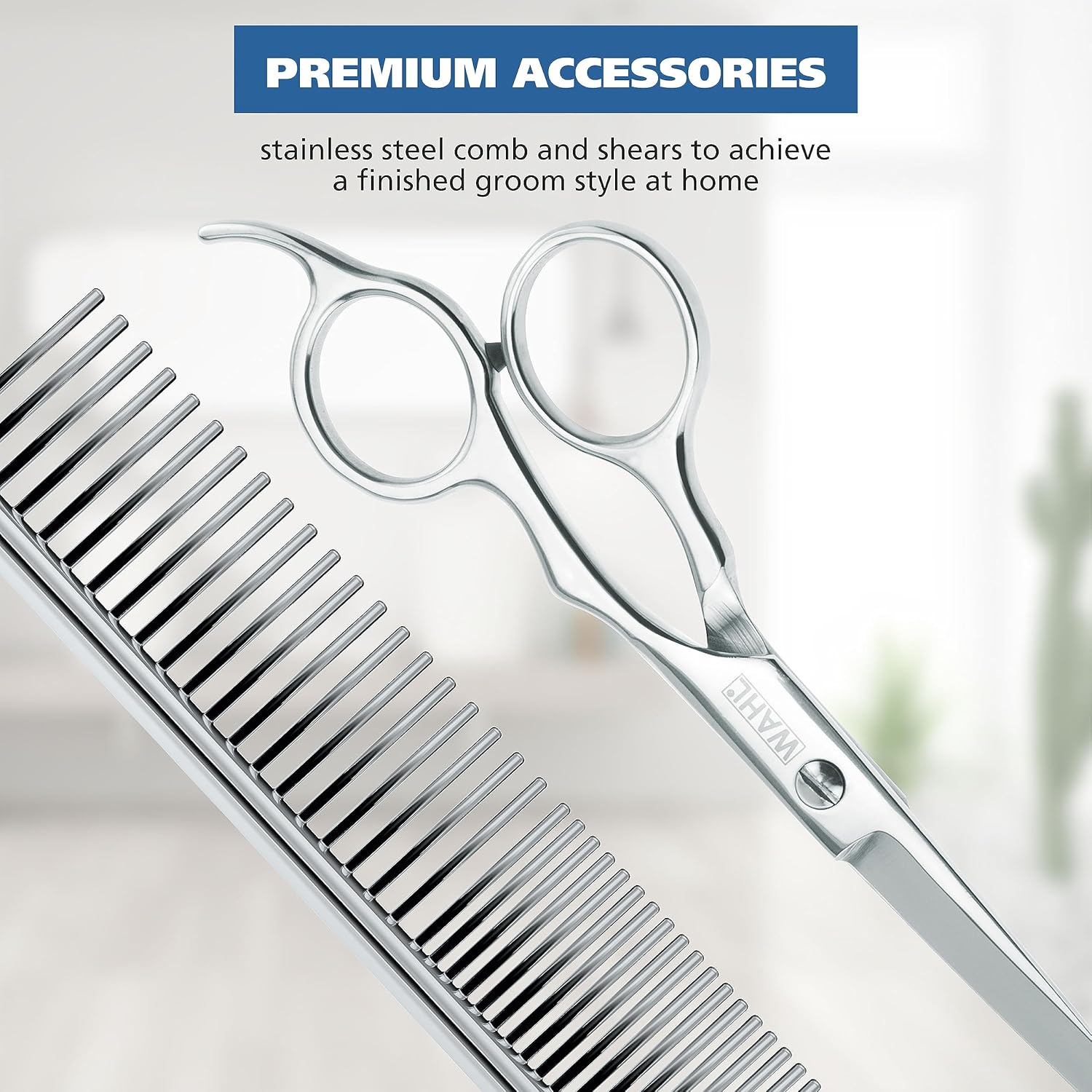Complete corded and cordless pet hair cutting kit with accessories