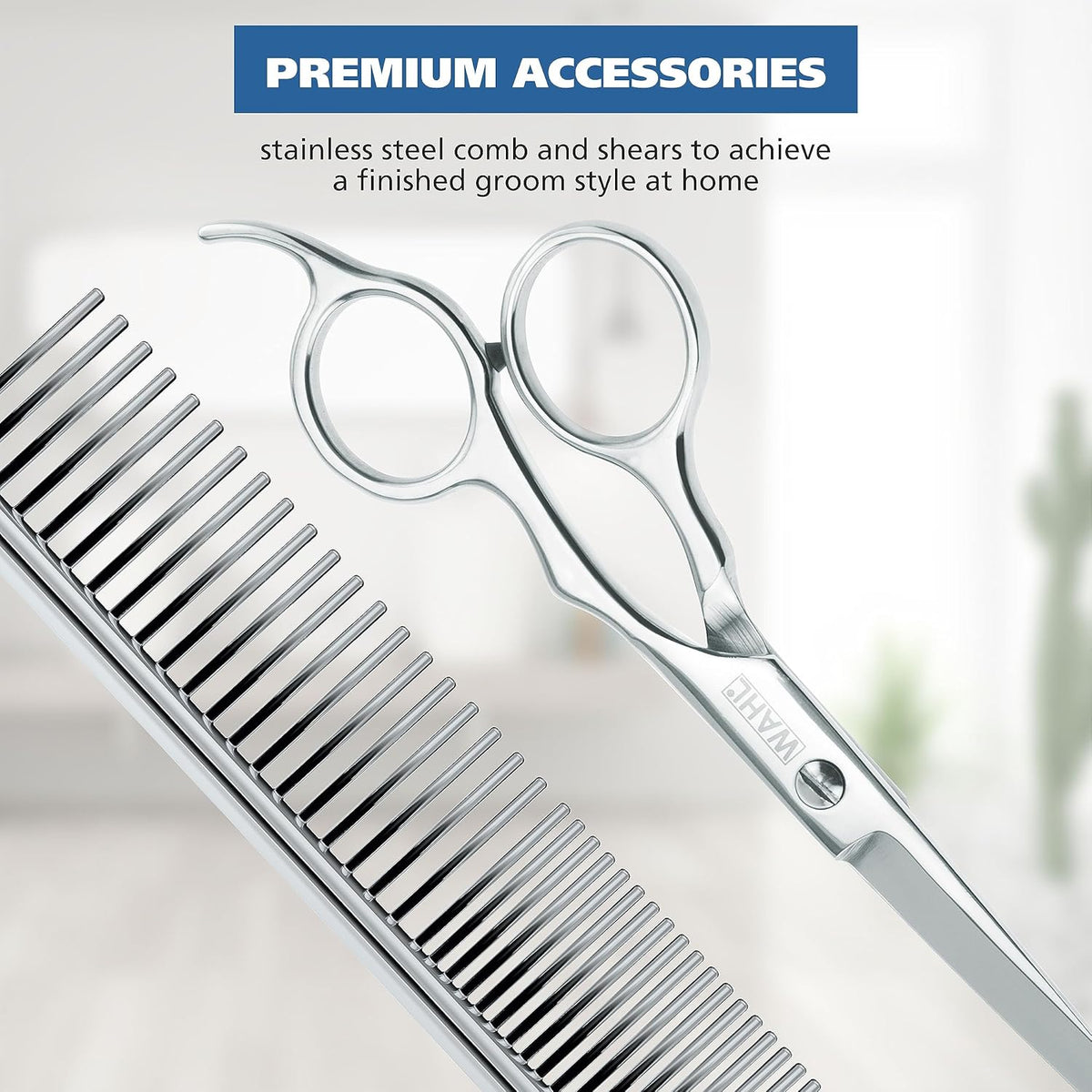 Complete corded and cordless pet hair cutting kit with accessories