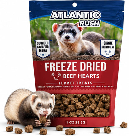 Freeze Dried Small Pet Treats - Resealable Bag of Treats for Ferrets - Ferret Snacks - Single Ingredient Ferret Food With No Preservatives Or Fillers- Small Animals Treats (1oz, chicken Heart) - Image 10