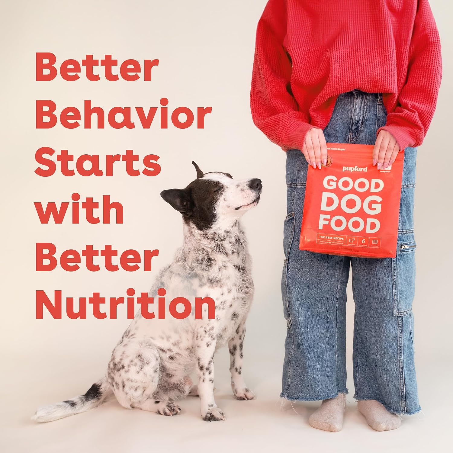 Sensitive stomach dog food formula packed with spinach pumpkin and cranberries for immune support
