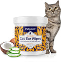 Petpost cat ear cleaner wipes front view container