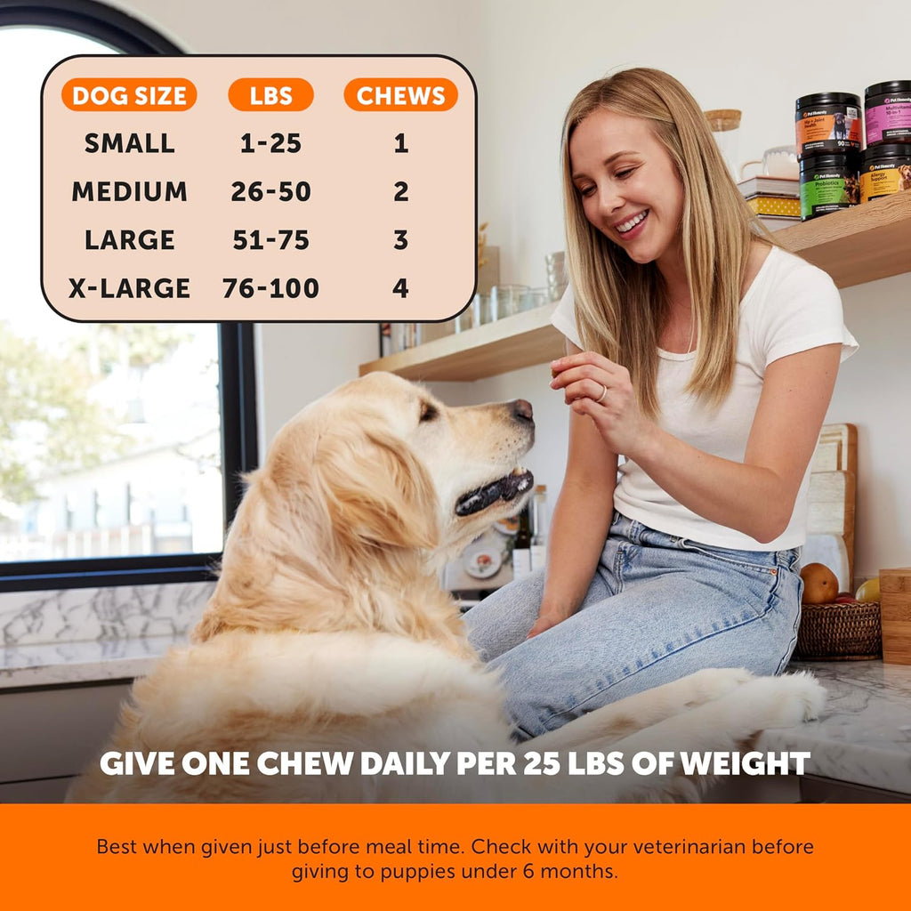 Pet Honesty 90 count senior dog hemp mobility supplement bottle