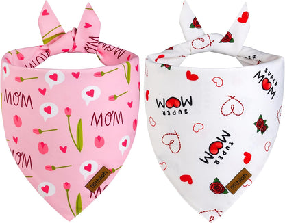 4th of July Dog Bandanas - 2 Pack Reversible USA Patriotic Bandana for Boy and Girl | Premium Durable Fabric | American Flag Pet Scarf for Small Medium Large and Extra Large Dogs (Large) - Image 12