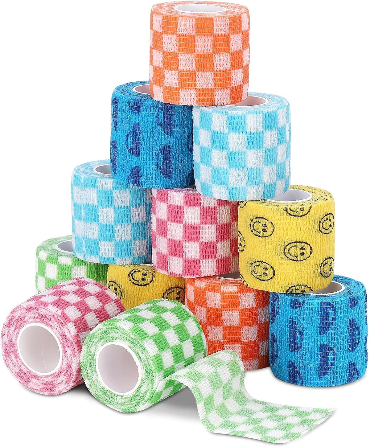 Vet Wrap Self Adhering Bandage Wrap Cohesive Bandage Multi-Function Wrap Tape for Dogs Cats Horses Birds Animals Non-Woven Strong Sports Tape for Wrist Healing Ankle Sprain & Swelling 6 Rolls - Image 9