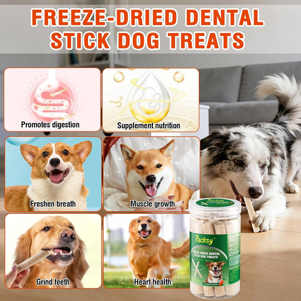 Packsy dog treats packaging label details