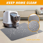 Ondware pet feeding mat raised edge design preventing liquid floor spills.