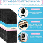 USA imported long lasting cat litter box odor control pads