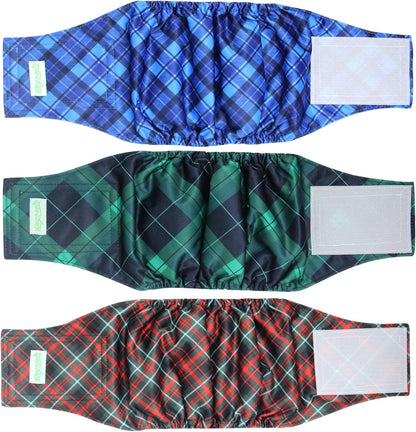 wegreeco Small Dog Diapers Male,Reusable Belly Bands for Male Dogs,Washable Doggie Puppy Diapers Wraps,Medium Large Size(5 Pack Small) - Image 13