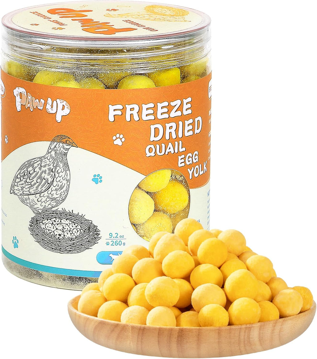 PAWUP Freeze Dried Quail Egg Yolk Pet Treats, Freeze-Dried Pet Food for Dogs, Cats, Pure Fresh Ingredient, 4.2 oz, Rawhide Free, Gluten&Grain Free - Image 12