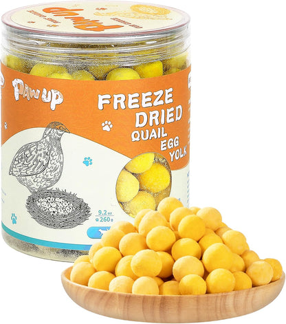 PAWUP Freeze Dried Cat & Dog Treats, Natural Quail Egg Yolk, Rich in Antioxidants Cranberry Added, High-Protein Pet Snacks for Coat & Urinary Health, 3.5 oz - Image 12