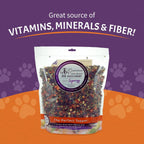 Canine Caviar vegetable mix texture close up