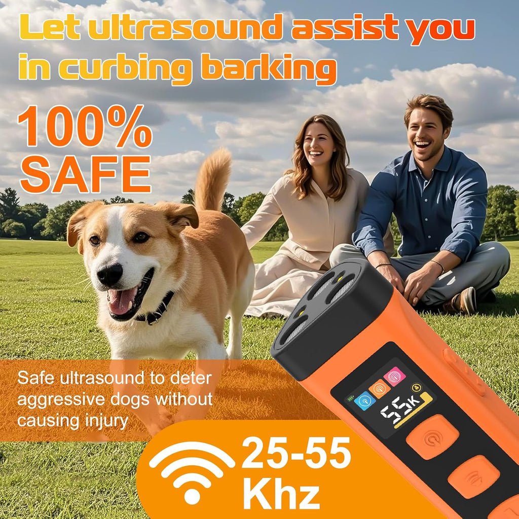 Kqmop humane dog training device with portable lanyard