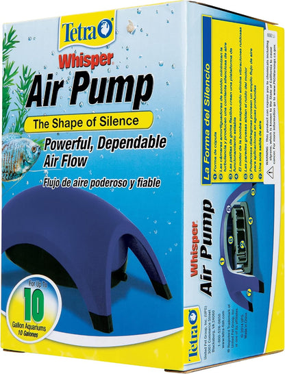 Top view of Tetra Whisper aquarium aeration device