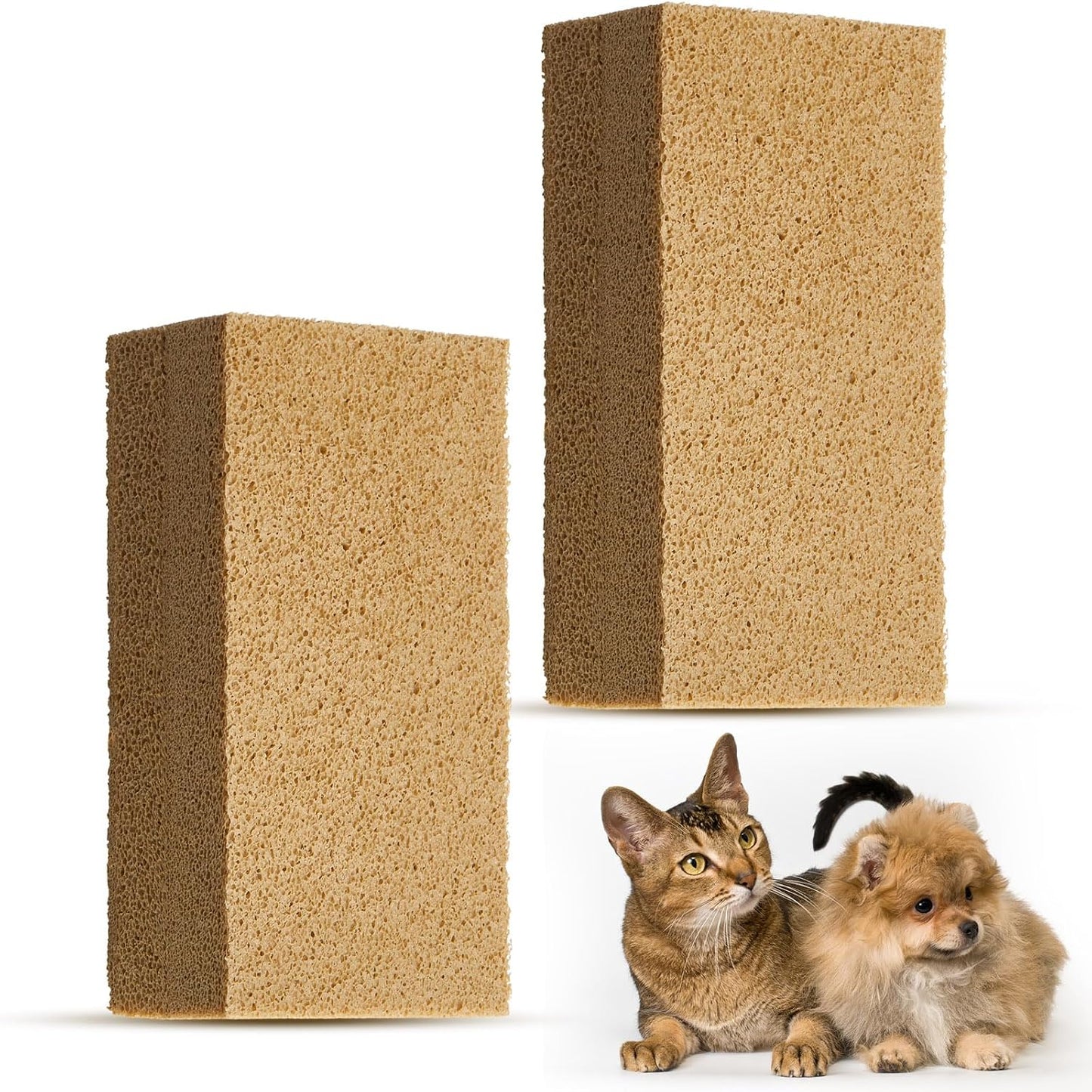 Portable pet hair cleaning sponge for home use