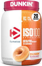 Dymatize ISO100 Whey Protein Powder Isolate, Strawberry, 25g of Protein, 5.5g BCAAs, Less Than 120 Cal., Gluten Free, 1g Fat, 1g Sugar, 2g Carb (20 Servings) - Image 15