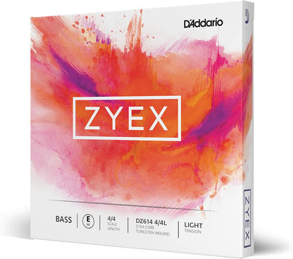 D'Addario Zyex Bass String Set, 3/4 Scale, Medium Tension - Image 13
