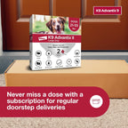 Authentic imported pet care treatment protecting dogs from mosquitoes biting flies and lice.