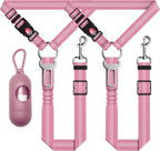 Seyezo dog car safety restraint set black