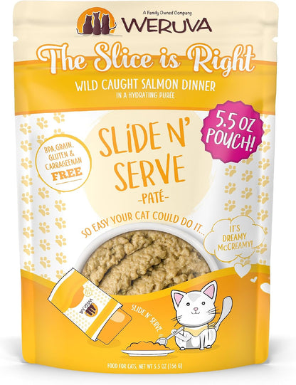 Weruva Slide N' Serve Pat Wet Cat Food, The Showcase Chowdown Variety Pack, 2.8oz Pouch, Pack of 16 - Image 15