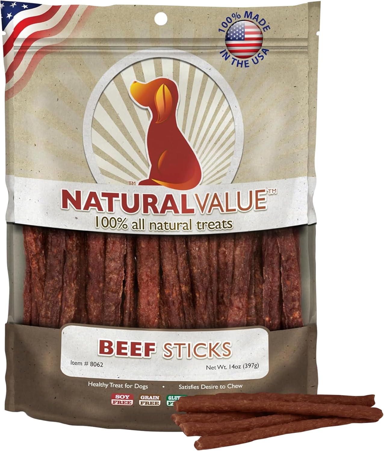 Loving Pets Natural Value Duck Sausages - Soft Jerky Dog Treats for Large & Small Breeds - Healthy Gluten, Wheat, Soy & Grain Free Pet Treats for Dogs - Image 12