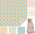 27.6" Cat Grooming Wrap, Cat Wrap for Cutting Nails, Self-Adherent Fabric Wrap for Cats, Cat Burrito Wrap Anti-Scratch, Anti-Escape, Multifunctional Swaddle Wrap Pet Tool (Funny Bear, X Large) - Image 11