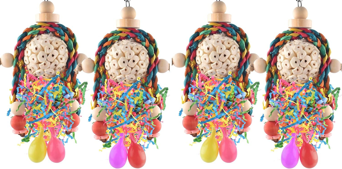 Bissap Conure Toys packaging and product overview
