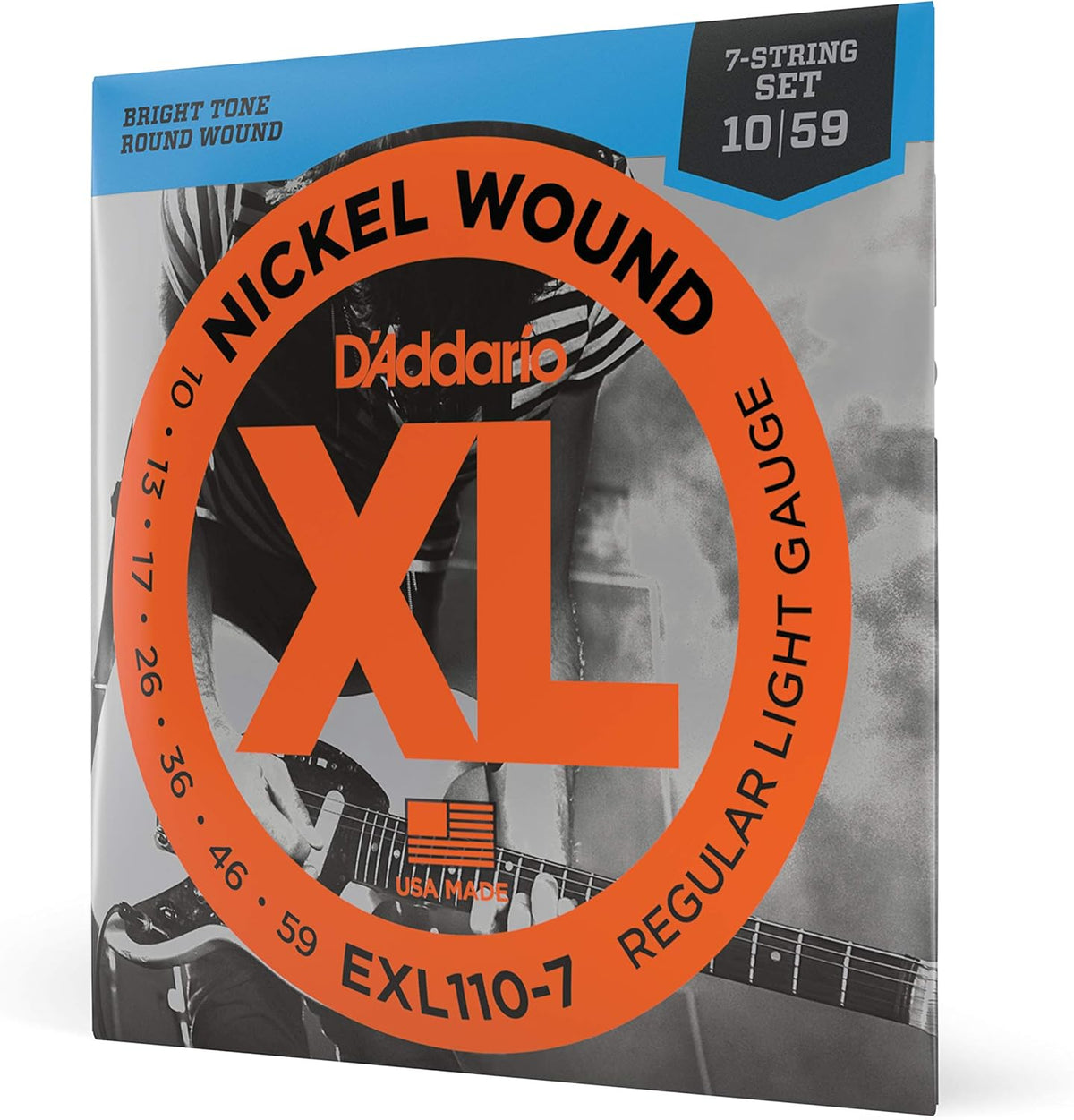 D'Addario Electric Guitar Strings, XL Nickel, EXL150, Regular Light 10-46, 12-String Set, Pack of 1 - Image 13