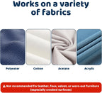 Clear adhesive couch protector sheets for cats on fabric sofa