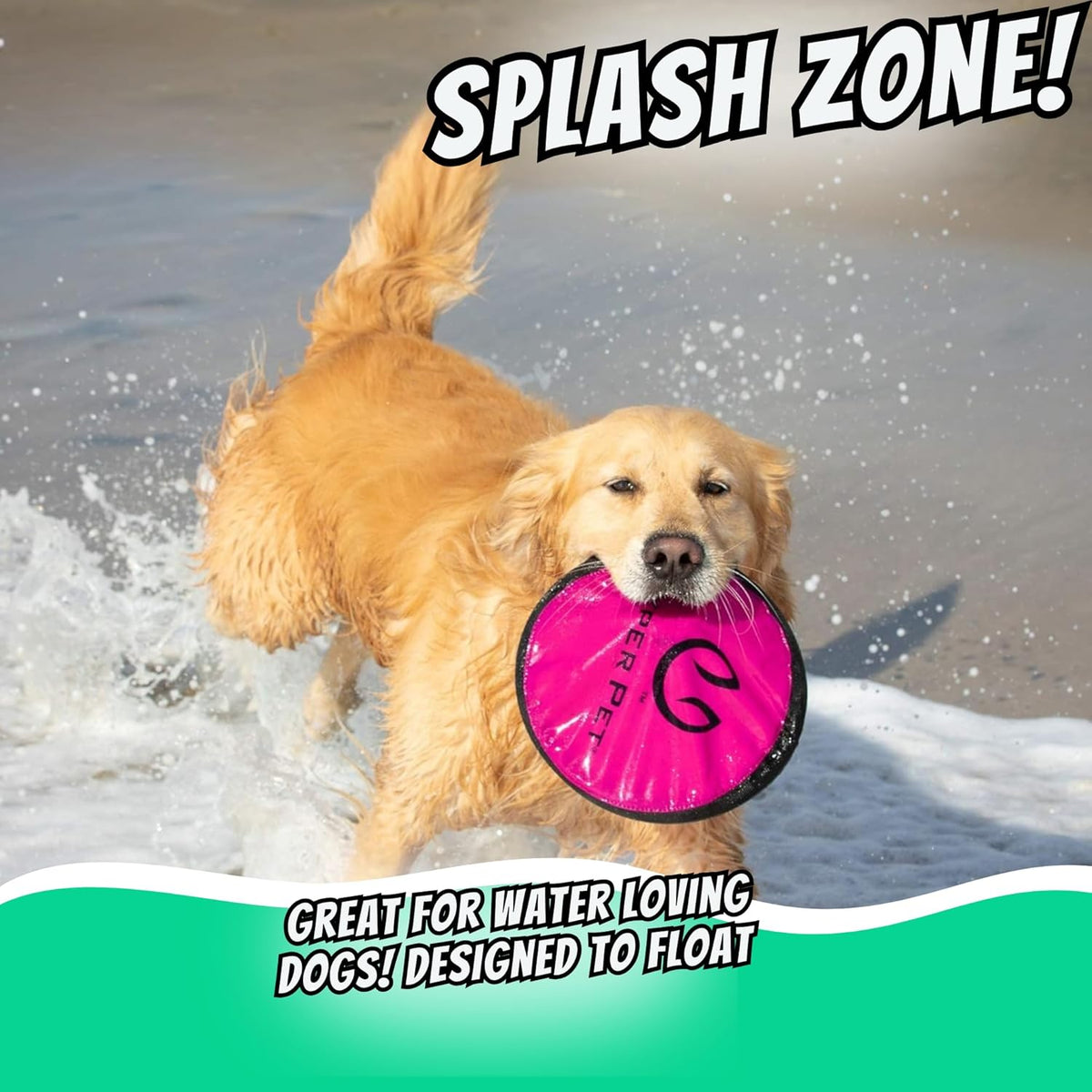Hyper Pet Flippy Flopper floating in pool water
