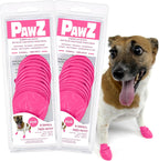 PawZ Rubber Dog Boots for Small Paws - All-Weather Waterproof Dog Shoes, Anti-Slip Traction for Rain, Snow, Mud & Hot Pavement - Pull-On Dog Booties, Black - Small (2"-2.5") - Pack of 24 - Image 13