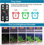 Hygger programmable day night cycle aquarium light wired remote control