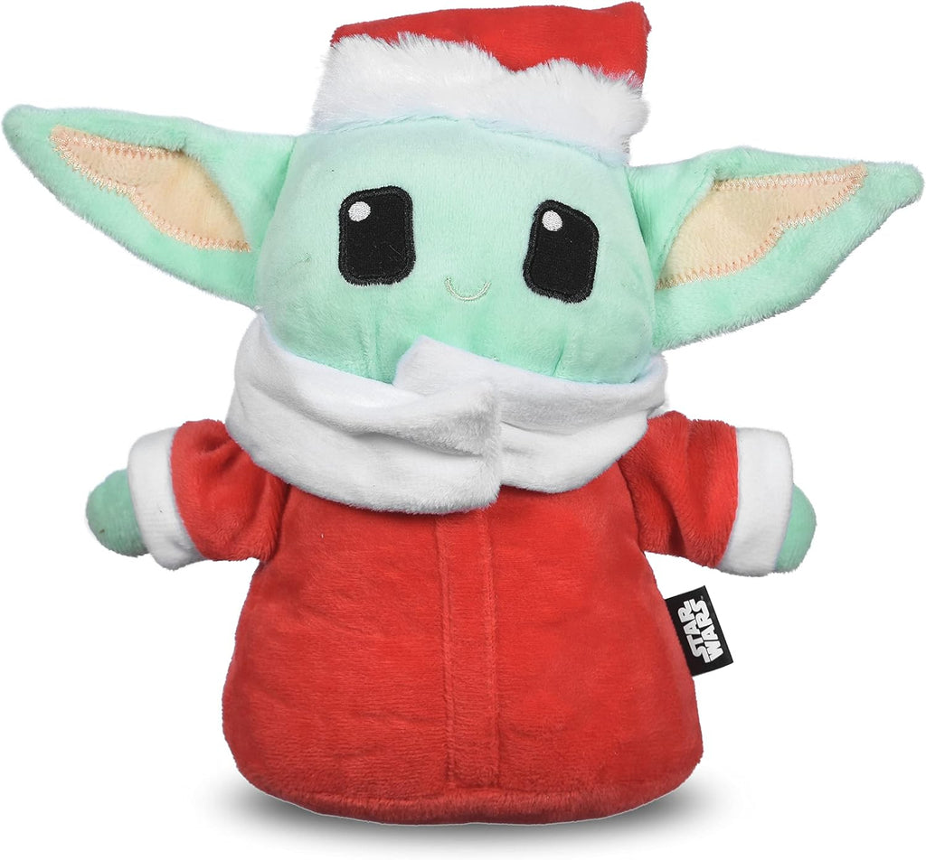 Three piece character plush jingle ball set for cats resting on festive display