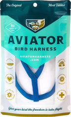 The Aviator bird harness folded view