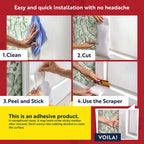 Easy peel and apply installation of Panther Armor door scratch shield