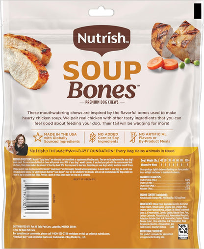 Nutrish Soup Bones Premium Dog Chews with Real Chicken and Veggies, 11 Chews, Packaging May Vary (Rachael Ray) - Image 9