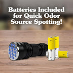 Using Simple Solution UV spot spotter on fabric sofa cushions