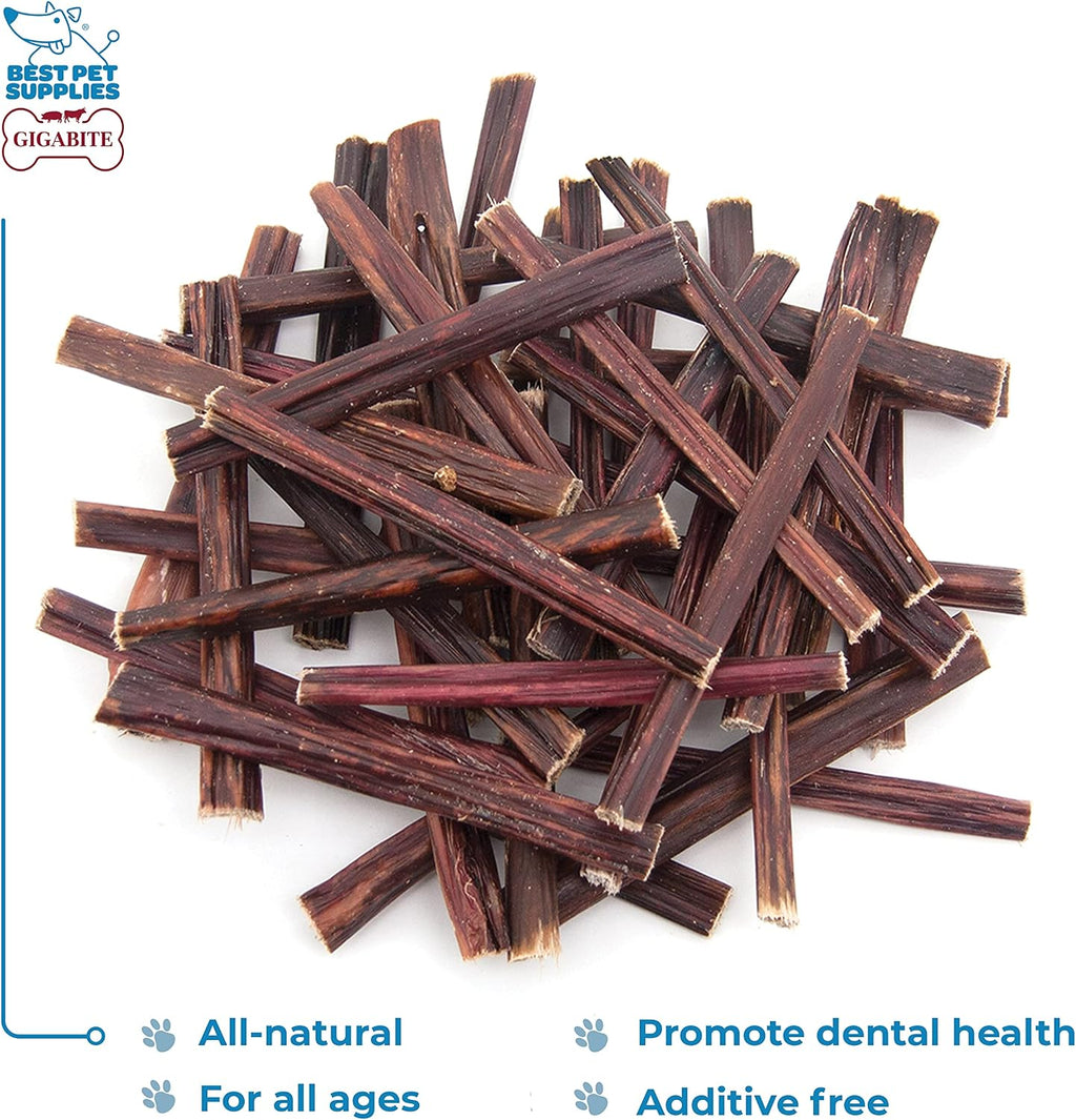 Pack of 35 natural beef gullet sticks for dogs