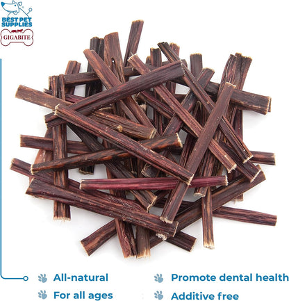 Pack of 35 natural beef gullet sticks for dogs