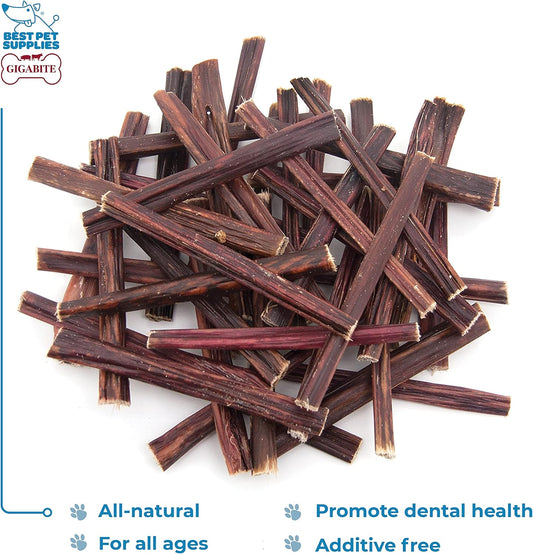 Pack of 35 natural beef gullet sticks for dogs