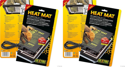 Complete reptile climate setup featuring the energy efficient Exo Terra conductive heating source