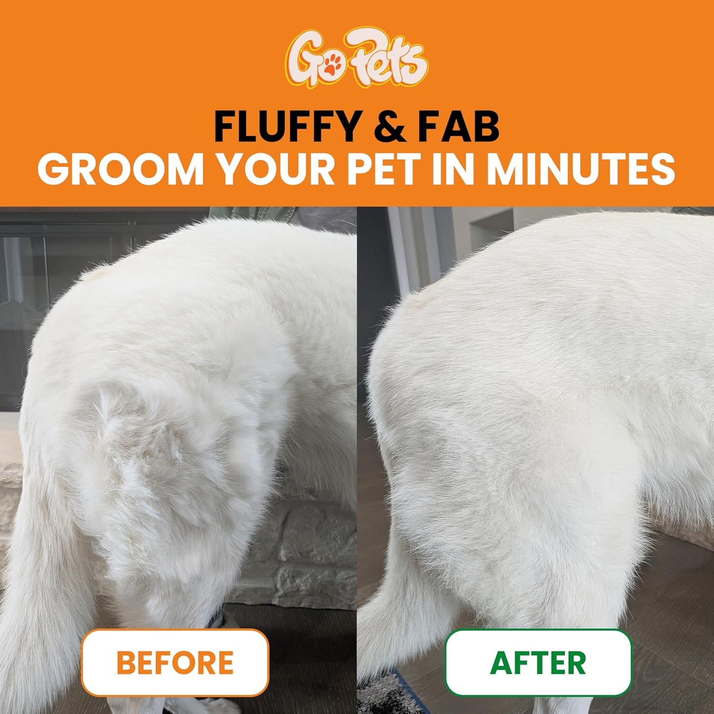 Side profile of GoPets professional grooming tool for pets