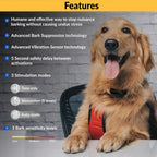 Educator BarkLess Pro collar featuring Biothane strap detail
