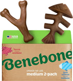 Benebone Medium 4-Pack Dog Toys for Aggressive Chewers - Durable Dog Bones, Made in USA - Dog Toys for Medium Dogs Under 60 lbs - Image 14